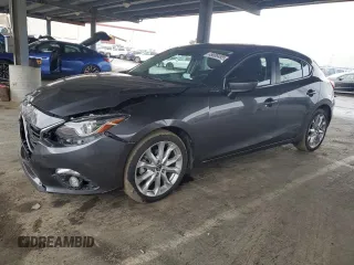 2016 Mazda 3 S Grand Touring z VIN JM1BM1N31G1322897, wystawiony jako Copart lot #49008495 z przebiegiem 38 903 mil mil oraz Szkoda całkowita • Salvage title. Historia ofert i sprzedaży dostępna na DreamBid. Obrazek 1.
