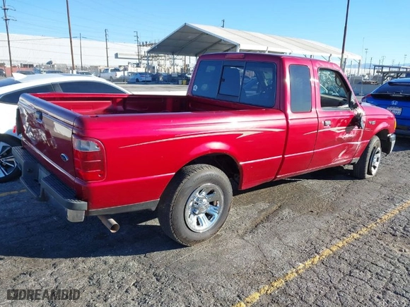 2004 Ford Ranger XL Fleet with VIN 1FTYR44U84PB58841, listed as a IAAI auction lot 41393218 with 84875 miles. Bid and sale history available at carsss.com. Image 4.