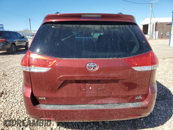 2014 Toyota Sienna LE with VIN 5TDJK3DC5ES075494, listed as a Copart auction lot 50102035 with 151,375 mi miles and Salvage Title. Bid and sale history available at DreamBid. Image 6.
