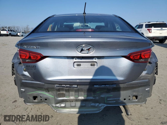 2020 Hyundai Accent SE with VIN 3KPC24A6XLE113855, listed as a Copart auction lot 43426135 with 118,399 mi miles and Salvage Title. Bid and sale history available at carsss.com. Image 6.