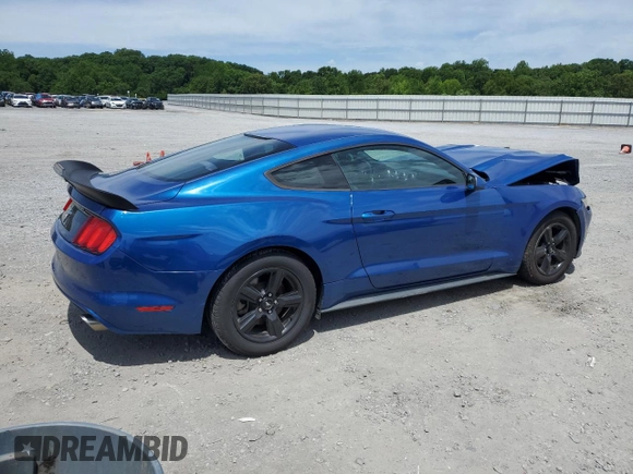 2017 Ford Mustang V6 with VIN 1FA6P8AM2H5301038, listed as a Copart auction lot 57375185 with 61,158 mi miles and Salvage title. Bid and sale history available at DreamBid. Image 3.