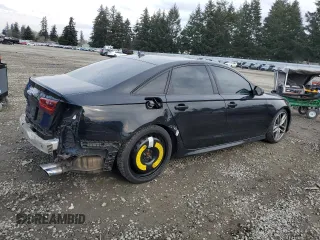 2016 Audi S6 Premium Plus with VIN WAUF2AFCXGN183025, listed as a Copart auction lot 42998675 with 84,100 mi miles and Salvage Title. Bid and sale history available at carsss.com. Image 3.