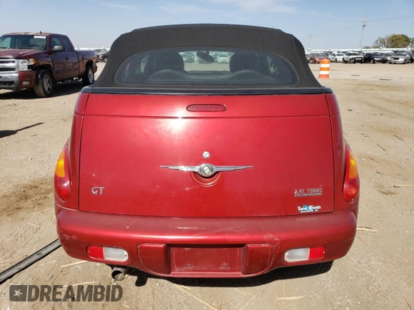 2005 Chrysler PT Cruiser GT with VIN 3C3AY75S65T266055, listed as a Copart auction lot 74353024 with 0 mi miles and Clean Title. Bid and sale history available at carsss.com. Image 6.