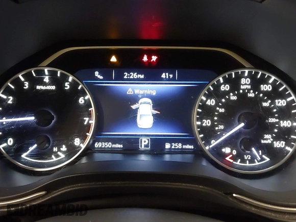 2017 Nissan Maxima SV with VIN 1N4AA6AP2HC453505, listed as a IAAI auction lot 41499006 with 69,350 mi miles and . Bid and sale history available at DreamBid. Image 7.