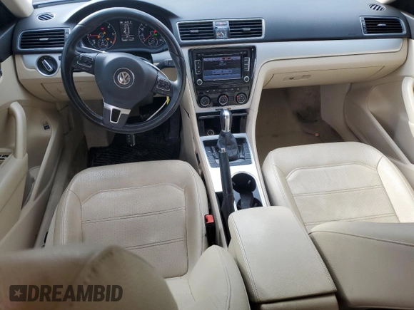 2013 Volkswagen Passat SE with VIN 1VWBN7A39DC029977, listed as a Copart auction lot 46787035 with 106,801 mi miles and Salvage title. Bid and sale history available at DreamBid. Image 8.