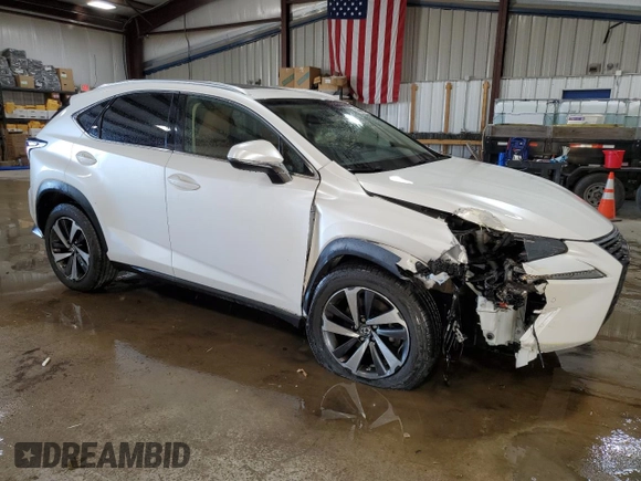 2018 Lexus NX with VIN JTJBARBZXJ2161979, listed as a Copart auction lot 48890045 with 86,590 mi miles and Salvage Title. Bid and sale history available at carsss.com. Image 4.