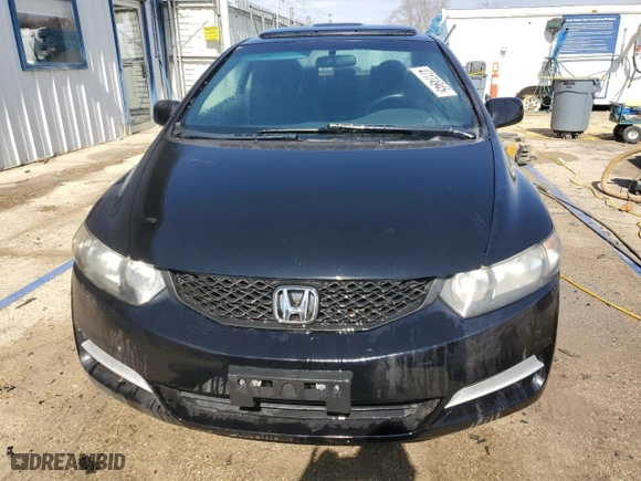2009 Honda Civic Cpe EX with VIN 2HGFG12809H530137, listed as a Copart auction lot 47174945 with 129,296 mi miles and Salvage Title. Bid and sale history available at carsss.com. Image 5.