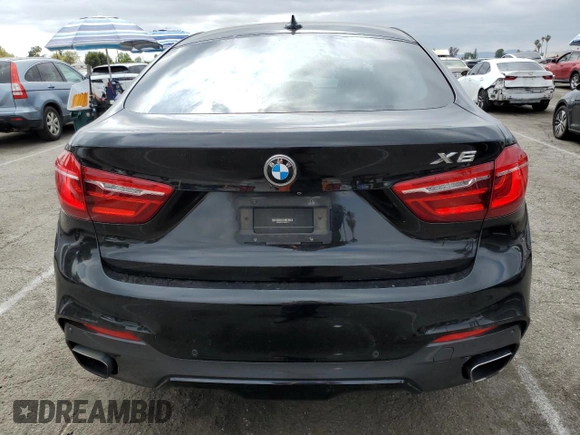 2017 BMW X6 xDrive35i z VIN 5UXKU2C39H0X47816, wystawiony jako Copart lot #53553385 z przebiegiem 123 036 mil mil oraz Szkoda całkowita • Salvage title. Historia ofert i sprzedaży dostępna na DreamBid. Obrazek 6.