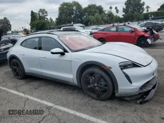 2023 Porsche Taycan 4 with VIN WP0BA2Y13PSA60032, listed as a Copart auction lot 68658963 with 4,572 mi miles and . Bid and sale history available at DreamBid. Image 4.
