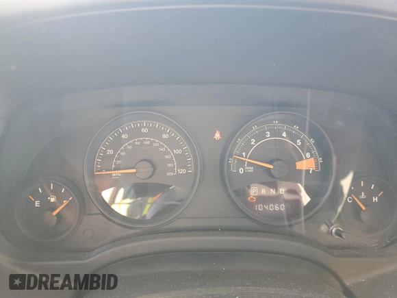 2015 Jeep Compass Sport with VIN 1C4NJCBA1FD190757, listed as a Copart auction lot 46546335 with 104,060 mi miles and Salvage Title. Bid and sale history available at carsss.com. Image 9.