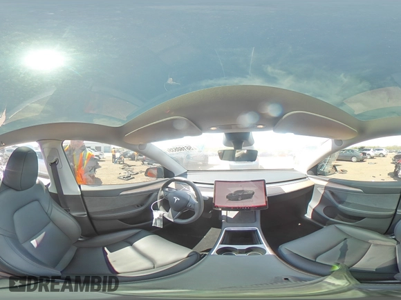 2024 Tesla Model Y Long Range with VIN 7SAYGDEE3RA256304, listed as a Copart auction lot 56160535 with 20,224 mi miles and Salvage title. Bid and sale history available at DreamBid. Image 14.