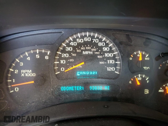 2005 Chevrolet Silverado 1500 LT z VIN 1GCEC19T35Z173241, wystawiony jako Copart lot #54778525 z przebiegiem 93 832 mil mil oraz Szkoda całkowita • Salvage title. Historia ofert i sprzedaży dostępna na DreamBid. Obrazek 9.