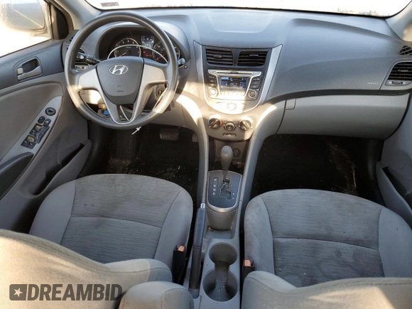 2015 Hyundai Accent GLS with VIN KMHCT4AE6FU801065, listed as a Copart auction lot 66916013 with 88,798 mi miles. Bid and sale history available at carsss.com. Image 8.