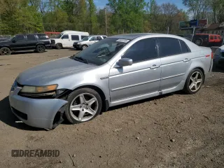 2005 Acura TL with VIN 19UUA66265A080997, listed as a Copart auction lot 53651795 with 87,424 mi miles and Salvage Title. Bid and sale history available at carsss.com. Image 1.