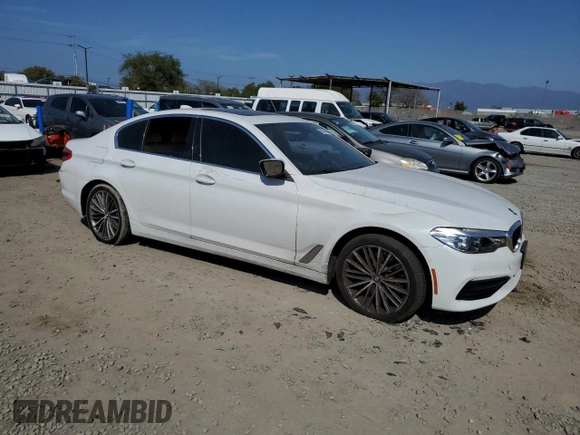 2020 BMW 5 Series 530i with VIN WBAJR3C03LWW70633, listed as a Copart auction lot 50644485 with 88,062 mi miles and Salvage Title. Bid and sale history available at DreamBid. Image 4.