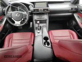 2019 Lexus IS 300 with VIN JTHBA1D25K5087678, listed as a Copart auction lot 50942805 with 60,491 mi miles and Salvage title. Bid and sale history available at DreamBid. Image 8.