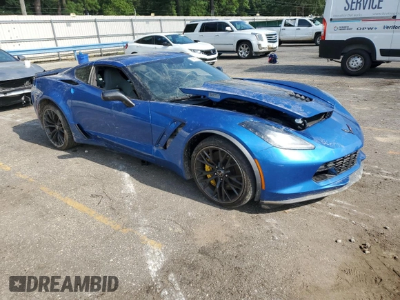 2015 Chevrolet Corvette Z06 2LZ with VIN 1G1YS2D65F5603022, listed as a Copart auction lot 66616584 with Not provided miles and Salvage title. Bid and sale history available at DreamBid. Image 4.