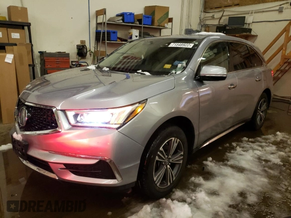 2017 Acura MDX with VIN 5FRYD4H30HB038711, listed as a Copart auction lot 71548922 with 68,058 mi miles. Bid and sale history available at carsss.com. Image 1.