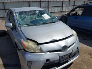2012 Toyota Prius One with VIN JTDKN3DU0C5448805, listed as a IAAI auction lot 41837308 with 251,217 mi miles. Bid and sale history available at carsss.com. Image 6.