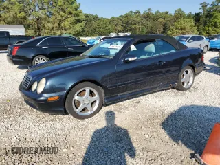 2002 Mercedes-Benz CLK with VIN WDBLK70G52T116534, listed as a Copart auction lot 75623614 with Not Provided miles and Salvage Title. Bid and sale history available at carsss.com. Image 1.