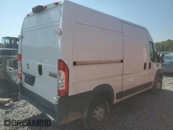 2018 Ram ProMaster Cargo with VIN 3C6TRVCG3JE138883, listed as a Copart auction lot 47883145 with 177,569 mi miles and Salvage Title. Bid and sale history available at DreamBid. Image 3.