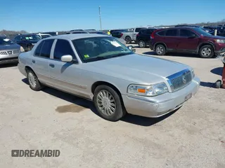 2008 Mercury Grand Marquis LS z VIN 2MEHM75V98X629465, wystawiony jako IAAI lot #41718702 z przebiegiem 53 728 mil mil oraz . Historia ofert i sprzedaży dostępna na DreamBid. Obrazek 1.