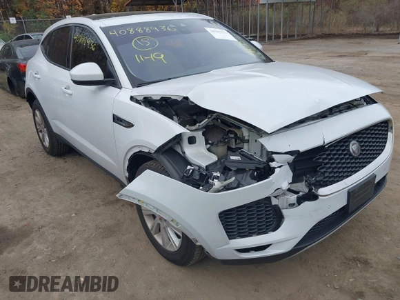 2019 Jaguar E-Pace S z VIN SADFJ2FX9K1Z43027, wystawiony jako IAAI lot #40888936 z przebiegiem 67 354 mil mil oraz . Historia ofert i sprzedaży dostępna na DreamBid. Obrazek 6.