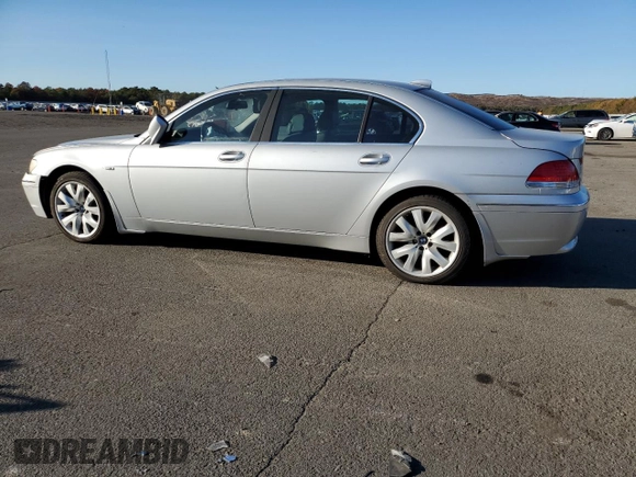 2003 BMW 7 Series 745Li with VIN WBAGN63433DS43345, listed as a Copart auction lot 81220114 with Not Provided miles and Non Repairable. Bid and sale history available at carsss.com. Image 2.