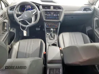 2022 Volkswagen Tiguan SE with VIN 3VV3B7AX5NM172462, listed as a Copart auction lot 53731295 with 48,138 mi miles and Salvage Title. Bid and sale history available at DreamBid. Image 8.