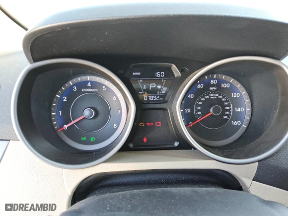 2016 Hyundai Elantra Limited with VIN KMHDH4AE5GU626511, listed as a Copart auction lot 42535295 with 87,892 mi miles and Clean Title. Bid and sale history available at carsss.com. Image 9.