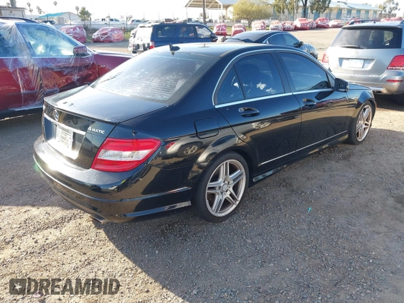 2010 Mercedes-Benz C 300 Sport with VIN WDDGF8BB1AR125733, listed as a IAAI auction lot 41837121 with 118,234 mi miles and . Bid and sale history available at carsss.com. Image 4.