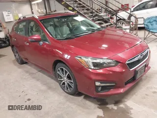 2017 Subaru Impreza Limited with VIN 4S3GTAU62H3738810, listed as a IAAI auction lot 41225478 with 52,606 mi miles. Bid and sale history available at carsss.com. Image 1.