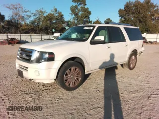 2012 Ford Expedition EL Limited with VIN 1FMJK2A51CEF62397, listed as a Copart auction lot 76244884 with 124,881 mi miles and Salvage Title. Bid and sale history available at carsss.com. Image 1.