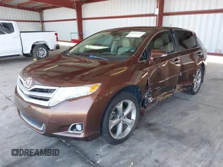 2014 Toyota Venza LE with VIN 4T3ZK3BB3EU069253, listed as a IAAI auction lot 40963924 with 107,430 mi miles and . Bid and sale history available at DreamBid. Image 2.