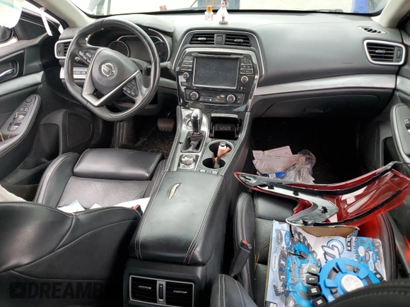 2017 Nissan Maxima S with VIN 1N4AA6AP4HC406296, listed as a Copart auction lot 62153935 with 186,493 mi miles and Salvage title. Bid and sale history available at DreamBid. Image 8.