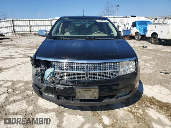 2007 Lincoln MKX with VIN 2LMDU68C37BJ15708, listed as a Copart auction lot 46414305 with 187,216 mi miles and Salvage Title. Bid and sale history available at carsss.com. Image 5.
