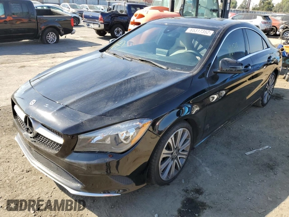 2018 Mercedes-Benz CLA with VIN WDDSJ4EB2JN656055, listed as a Copart auction lot 65317352 with 66,073 mi miles. Bid and sale history available at carsss.com. Image 2.
