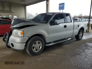 2005 Ford F-150 STX with VIN 1FTRX12W35FA24257, listed as a Copart auction lot 46806645 with 203,772 mi miles and Clean Title. Bid and sale history available at carsss.com. Image 1.