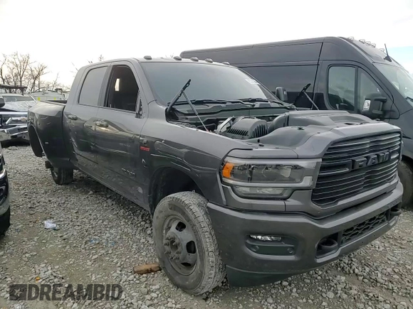 2024 Ram 3500 Laramie with VIN 3C63RRML8RG220255, listed as a Copart auction lot 85266064 with 4,901 mi miles and Salvage Title. Bid and sale history available at carsss.com. Image 14.