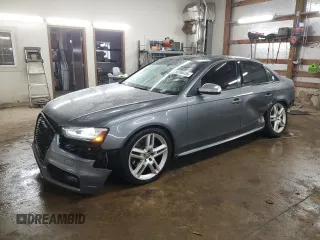 2014 Audi S4 Premium Plus with VIN WAUBGAFL8EA114919, listed as a Copart auction lot 50768455 with 113,354 mi miles and Salvage Title. Bid and sale history available at carsss.com. Image 1.