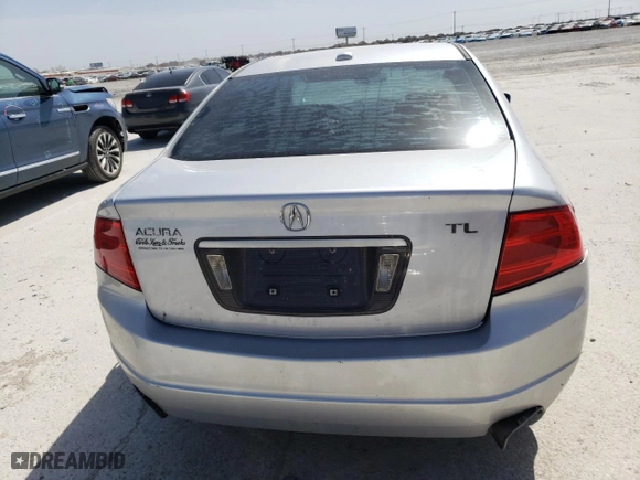 2005 Acura TL with VIN 19UUA662X5A076936, listed as a Copart auction lot 49680485 with 175,466 mi miles and Salvage Title. Bid and sale history available at carsss.com. Image 6.