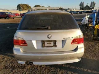 2006 BMW 5 Series 530xi with VIN WBANN73596CN01562, listed as a Copart auction lot 80161824 with 236,013 mi miles and Salvage Title. Bid and sale history available at carsss.com. Image 6.