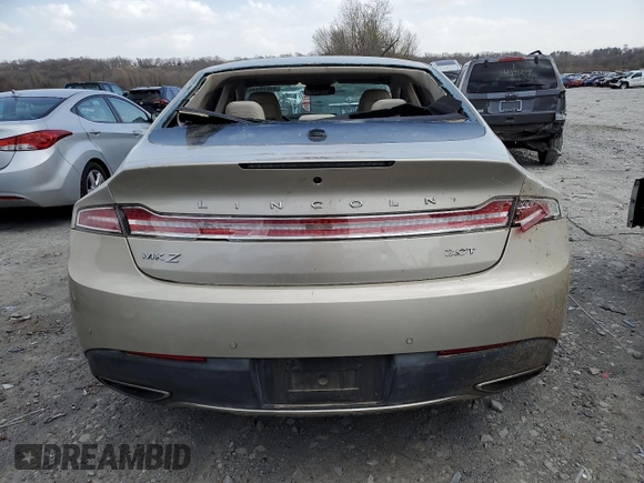 2017 Lincoln MKZ Reserve with VIN 3LN6L5E91HR643308, listed as a Copart auction lot 49628445 with 45,204 mi miles and Salvage title. Bid and sale history available at DreamBid. Image 6.