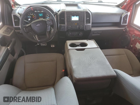 2018 Ford F-150 XL with VIN 1FTEX1CP8JKF82029, listed as a Copart auction lot 55521375 with 90,475 mi miles and Salvage title. Bid and sale history available at DreamBid. Image 8.