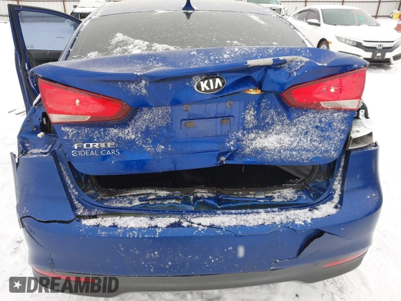 2017 Kia Forte LX with VIN 3KPFK4A77HE028873, listed as a IAAI auction lot 41507529 with 126,741 mi miles. Bid and sale history available at carsss.com. Image 6.