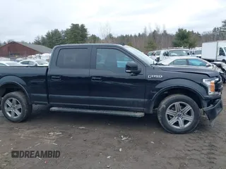 2018 Ford F-150 XL with VIN 1FTFW1E55JFE25165, listed as a IAAI auction lot 41708303 with 186,664 mi miles and . Bid and sale history available at DreamBid. Image 13.