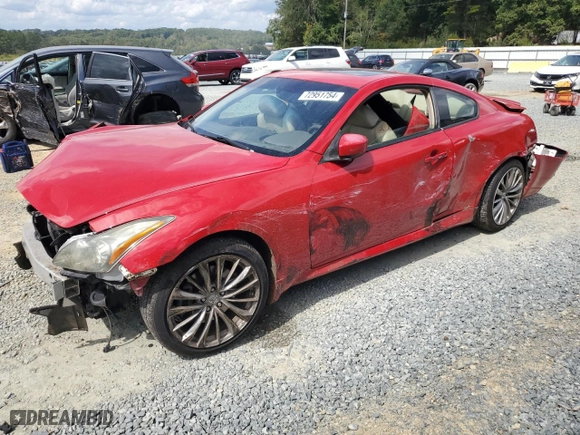 2012 Infiniti G37 Coupe IPL with VIN JN1CV6EK4CM420615, listed as a Copart auction lot 73680174 with NaN miles and Salvage Title. Bid and sale history available at carsss.com. Image 1.