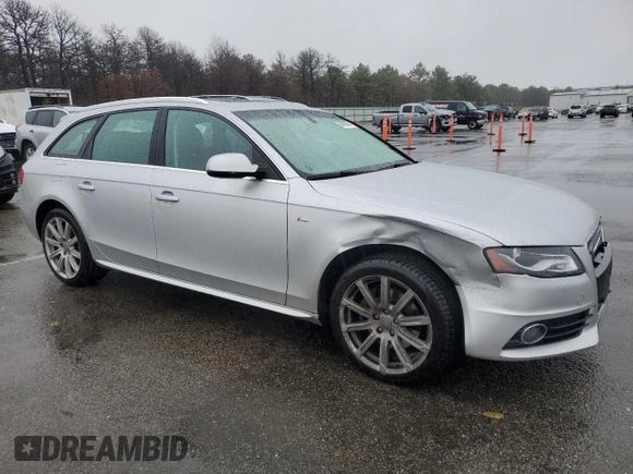 2012 Audi A4 2.0T Premium Plus with VIN WAUWFAFL0CA112048, listed as a Copart auction lot 84830094 with 106,385 mi miles and Salvage Title. Bid and sale history available at carsss.com. Image 4.