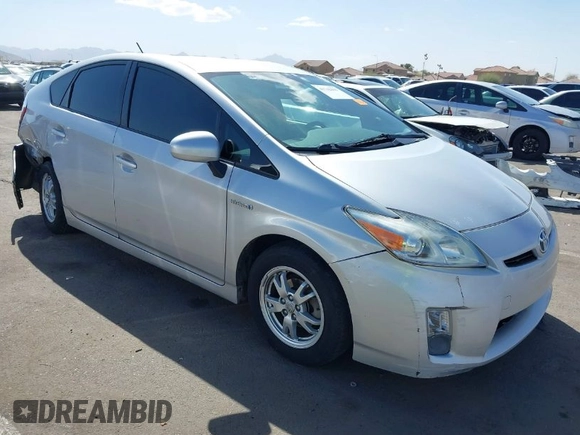 2010 Toyota Prius II with VIN JTDKN3DU4A0203094, listed as a IAAI auction lot 41742101 with 201,607 mi miles. Bid and sale history available at carsss.com. Image 1.