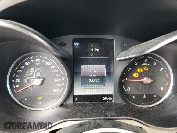 2019 Mercedes-Benz GLC with VIN WDC0G4JB9KV132029, listed as a Copart auction lot 53781225 with 105,750 mi miles and Clean Title. Bid and sale history available at carsss.com. Image 9.